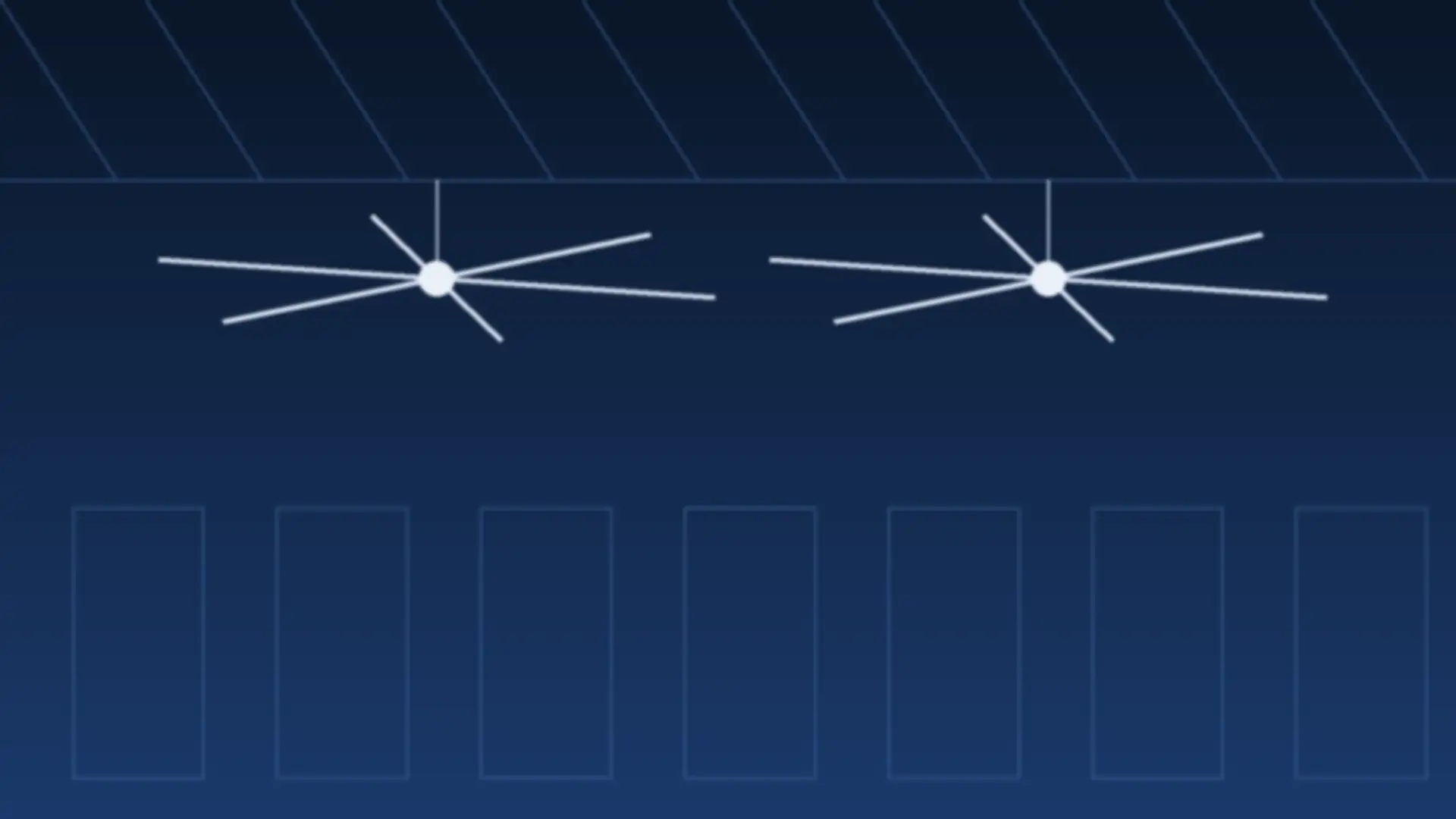 Quạt HVLS Hamilton Air vận hành trong nhà xưởng công nghiệp mái cao