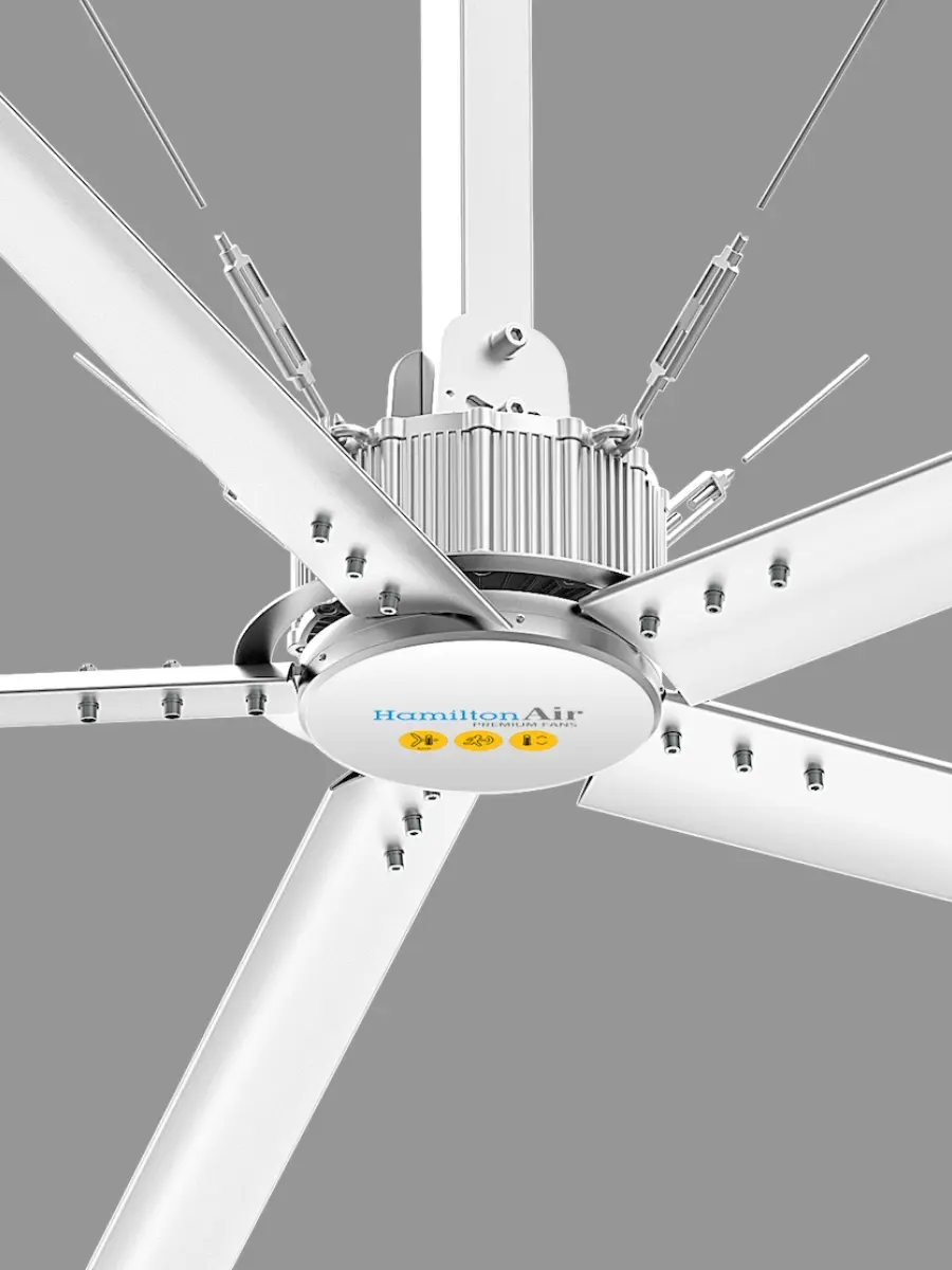 quạt trần công nghiệp hvls