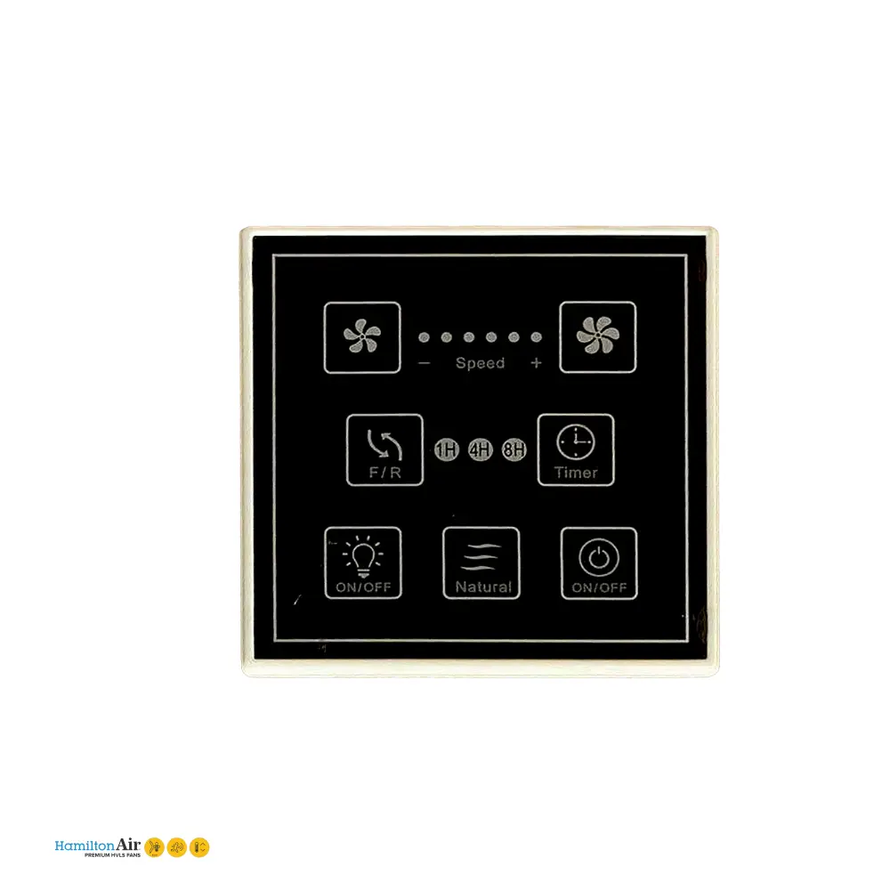 Bộ điều khiển Touch Wall DC | Giải pháp làm mát quạt HVLS Hamilton Air 2026