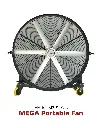 Quạt thổi di động MEGA | Giải pháp làm mát quạt HVLS Hamilton Air 2026