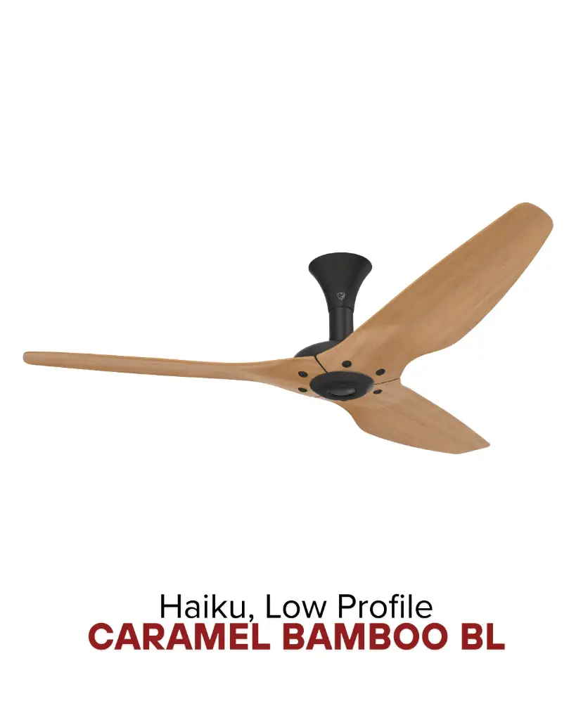 Haiku Ø60" Caramel Bamboo | Giải pháp làm mát quạt HVLS Hamilton Air 2026