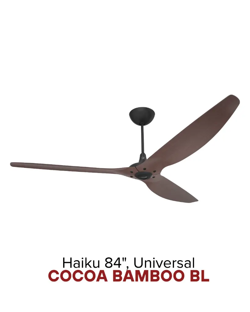 Haiku Ø84" Bamboo | Giải pháp làm mát quạt HVLS Hamilton Air 2026