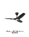 Haiku L Ø44" Black | Giải pháp làm mát quạt HVLS Hamilton Air 2026