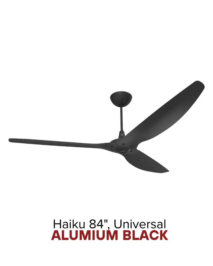 Haiku Ø84" Black Aluminium | Giải pháp làm mát quạt HVLS Hamilton Air 2026