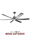 Quạt trần NOVA Outdoor 72 | Giải pháp làm mát quạt HVLS Hamilton Air 2026