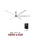 HVLS HERO-6 ADF series Ø 7.3m | Giải pháp làm mát quạt HVLS Hamilton Air 2026