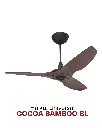 Haiku Ø52" Cocoa Bamboo | Giải pháp làm mát quạt HVLS Hamilton Air 2026